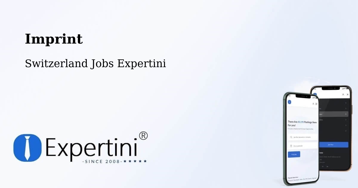 Imprint – Randogne - Switzerland Jobs Expertini